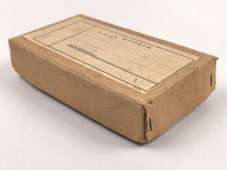 Feldpost Paket leer Wehrmacht, Maße etwa 8 x 14 x 3cm