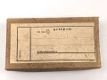 Feldpost Paket leer Wehrmacht, Maße etwa 8 x 14 x 3cm