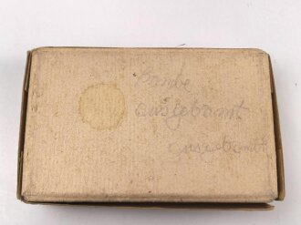 Feldpost Paket leer Wehrmacht, Maße etwa 9 x 14 x 3cm