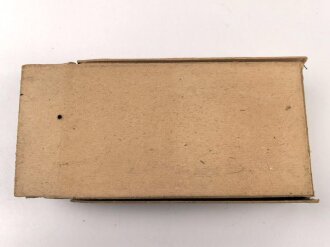 Feldpost Paket Wehrmacht, Original verpackte Glasflasche, Maße etwa 9 x 16 x 4,5cm