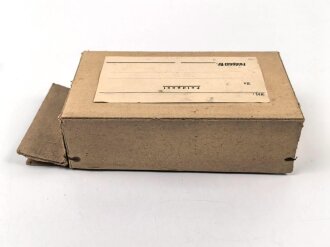 Feldpost Paket Wehrmacht, Original verpackte Glasflasche, Maße etwa 9 x 16 x 4,5cm
