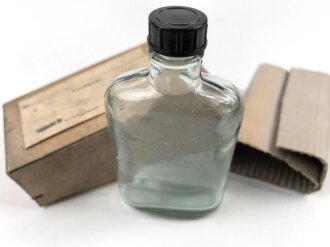 Feldpost Paket Wehrmacht, Original verpackte Glasflasche,...