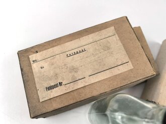 Feldpost Paket Wehrmacht, Original verpackte Glasflasche,...