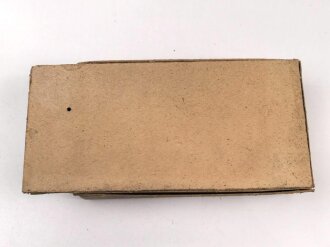 Feldpost Paket Wehrmacht, Original verpackte Glasflasche, Maße etwa 9 x 16 x 4,5cm