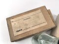 Feldpost Paket Wehrmacht, Original verpackte Glasflasche, Maße etwa 9 x 16 x 4,5cm