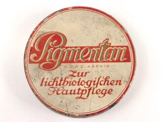 Blechdose " Pigmentan" zur lichtbiologischen...