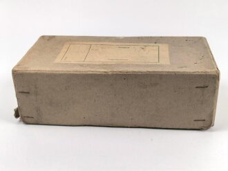 Feldpost Paket Wehrmacht, leer, Maße etwa 12 x 25 x 8cm