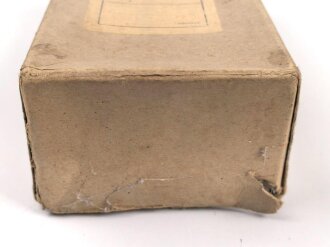 Feldpost Paket Wehrmacht, leer, Maße etwa 12 x 25 x 8cm