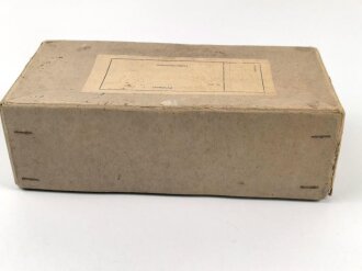 Feldpost Paket Wehrmacht, leer, Maße etwa 12 x 25 x 8cm