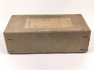 Feldpost Paket Wehrmacht, leer, Maße etwa 12 x 25 x 8cm