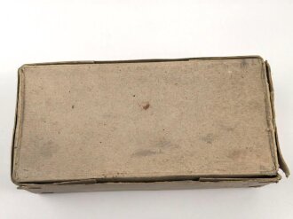 Feldpost Paket Wehrmacht, leer, Maße etwa 12 x 25 x 8cm