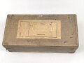 Feldpost Paket Wehrmacht, leer, Maße etwa 12 x 25 x 8cm