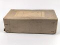 Feldpost Paket Wehrmacht, leer, Maße etwa 12 x 25 x 8cm