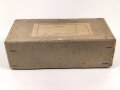 Feldpost Paket Wehrmacht, leer, Maße etwa 12 x 25 x 8cm
