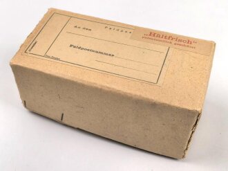 Feldpost Paket Wehrmacht " Hältfrisch,...