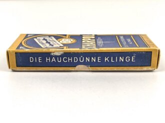 Leere Verpackung für " Scharpol" Rasierklingen
