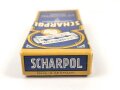 Leere Verpackung für " Scharpol" Rasierklingen