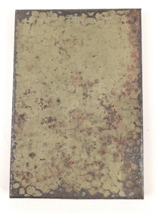 Faltbarer Rasierspiegel aus Blech, 7 ,5 x 11cm