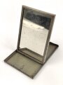 Faltbarer Rasierspiegel aus Blech, 7 ,5 x 11cm