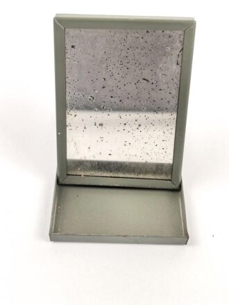 Faltbarer Rasierspiegel aus Blech, 7 ,5 x 11cm