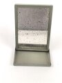 Faltbarer Rasierspiegel aus Blech, 7 ,5 x 11cm