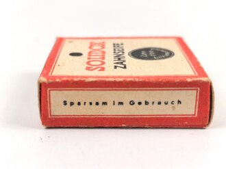 Pack " Solidox "Zahnseife, ungeöffnet, Preis in Reichsmark