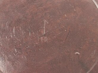 Preßstoffrasierer in ebensolcher Dose, Durchmesser 95mm