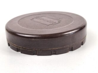 Preßstoffrasierer in ebensolcher Dose, Durchmesser 95mm