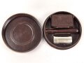Preßstoffrasierer in ebensolcher Dose, Durchmesser 95mm