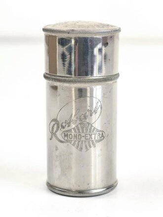 " Rotbart" Rasierseifendose aus Metall, Durchmesser 35mm, Länge 85mm