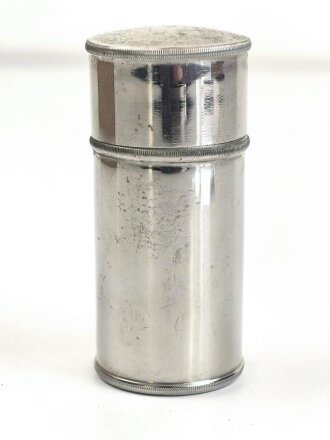 " Rotbart" Rasierseifendose aus Metall,...