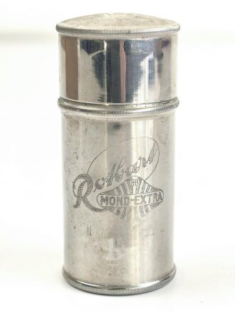 " Rotbart" Rasierseifendose aus Metall, Durchmesser 35mm, Länge 85mm