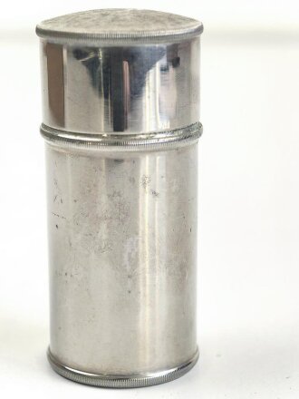 " Rotbart" Rasierseifendose aus Metall,...