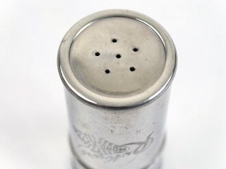 " Rotbart" Rasierseifendose aus Metall, Durchmesser 35mm, Länge 85mm