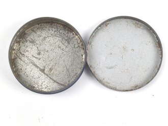 Leere Dose Nivea Creme, Preis in Reichsmark, Durchmesser 50mm