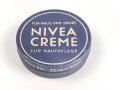 Leere Dose Nivea Creme, Preis in Reichsmark, Durchmesser 50mm