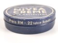 Leere Dose Nivea Creme, Preis in Reichsmark, Durchmesser 50mm