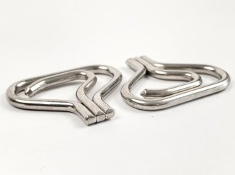 Paar Anziehhilfen für Offiziersstiefel in gutem Zustand