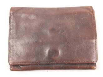 Geldbörse aus Leder, gebraucht