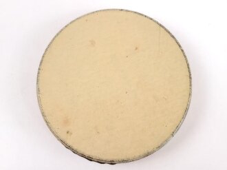 Leere Dose " Mack Satina Creme" Leer, Durchmesser 75mm