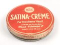 Leere Dose " Mack Satina Creme" Leer, Durchmesser 75mm
