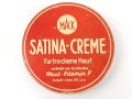 Leere Dose " Mack Satina Creme" Leer, Durchmesser 75mm