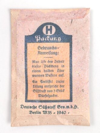 Päckchen " Kristall Süßstoff...