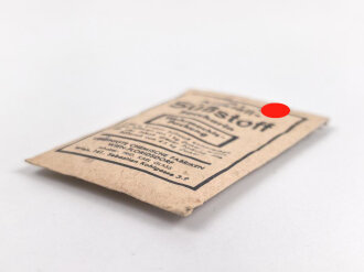 Päckchen " Kristall Süßstoff Saccarin" Wehrmachts- Packung. Mitgedruckt