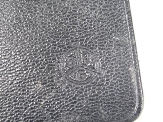 Pack Skatkarten Nr. 90 in Lederhülle. Steuerstempel