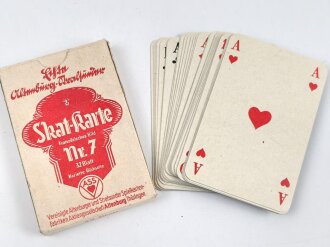 Pack Skatkarten Nr. 7, nicht auf Vollständigkeit geprüft