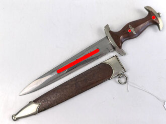 Dienstdolch für Angehörige das SA. Hersteller Carl Wüsthof Solingen, guter Gesamtzustand