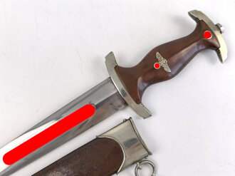 Dienstdolch für Angehörige das SA. Hersteller Carl Wüsthof Solingen, guter Gesamtzustand