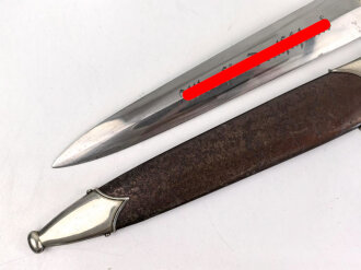 Dienstdolch für Angehörige das SA. Hersteller Carl Wüsthof Solingen, guter Gesamtzustand