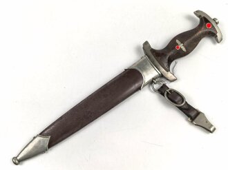 SA Dienstdolch, saubere Klinge von "AESCULAP Tuttlingen" Getragenes Stück in gutem Gesamtzustand